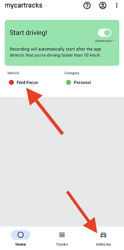 MyCarTracks select vehicles