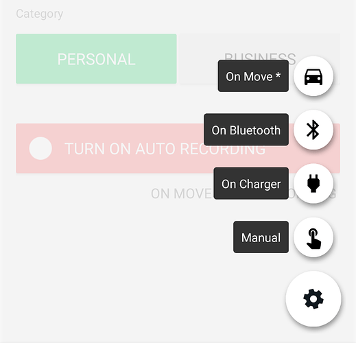 Recording modes