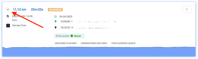 Individual track select