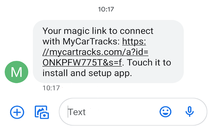 magic-link-sms-mycartracks