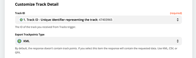 Customze-track-detail