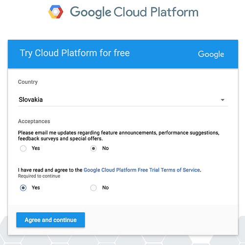 Google cloud platform - MyCarTracks