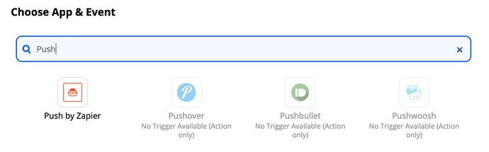 Push by Zapier