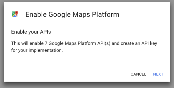 Enable Google Maps platform - MyCarTracks